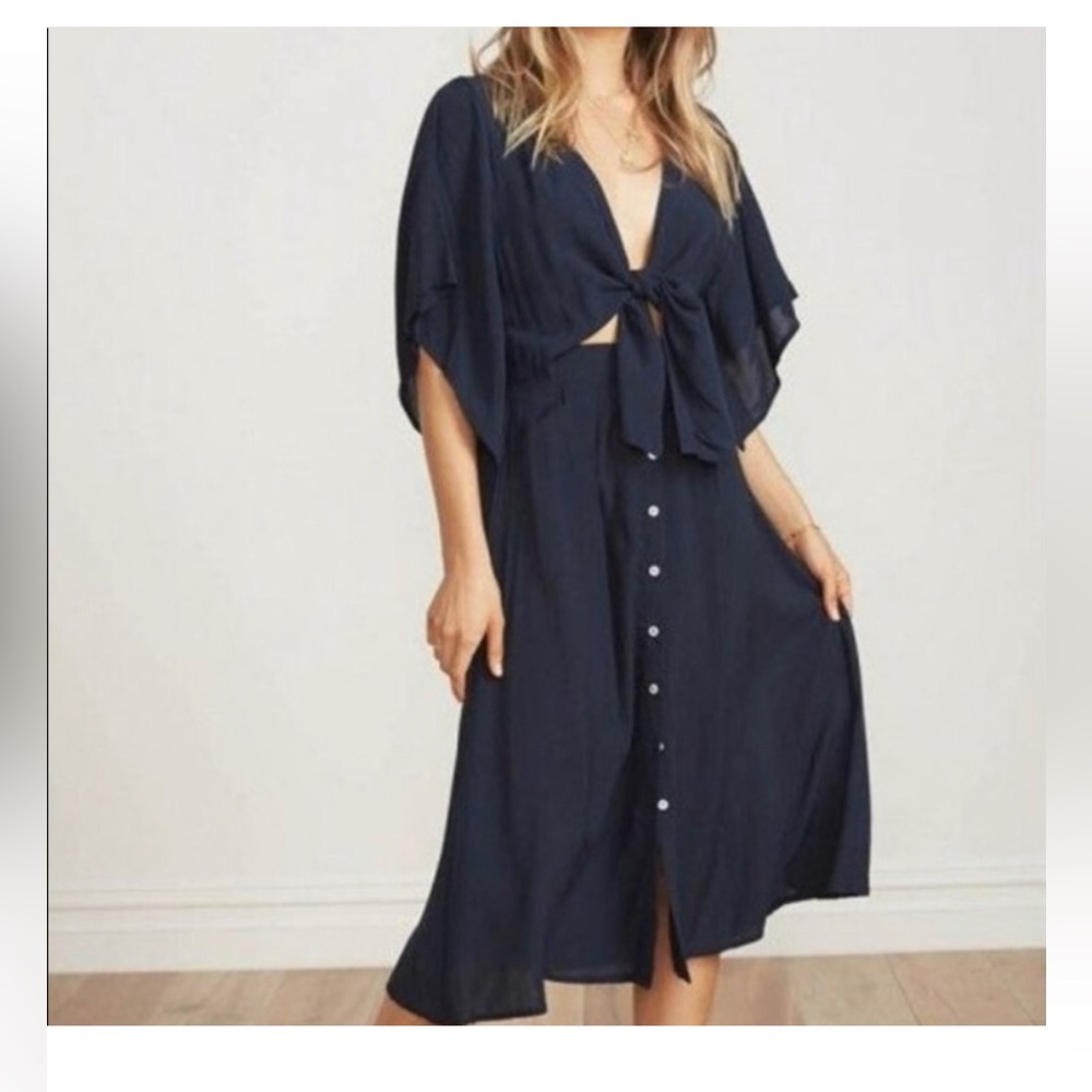 faithfull the brand massimo midi dress